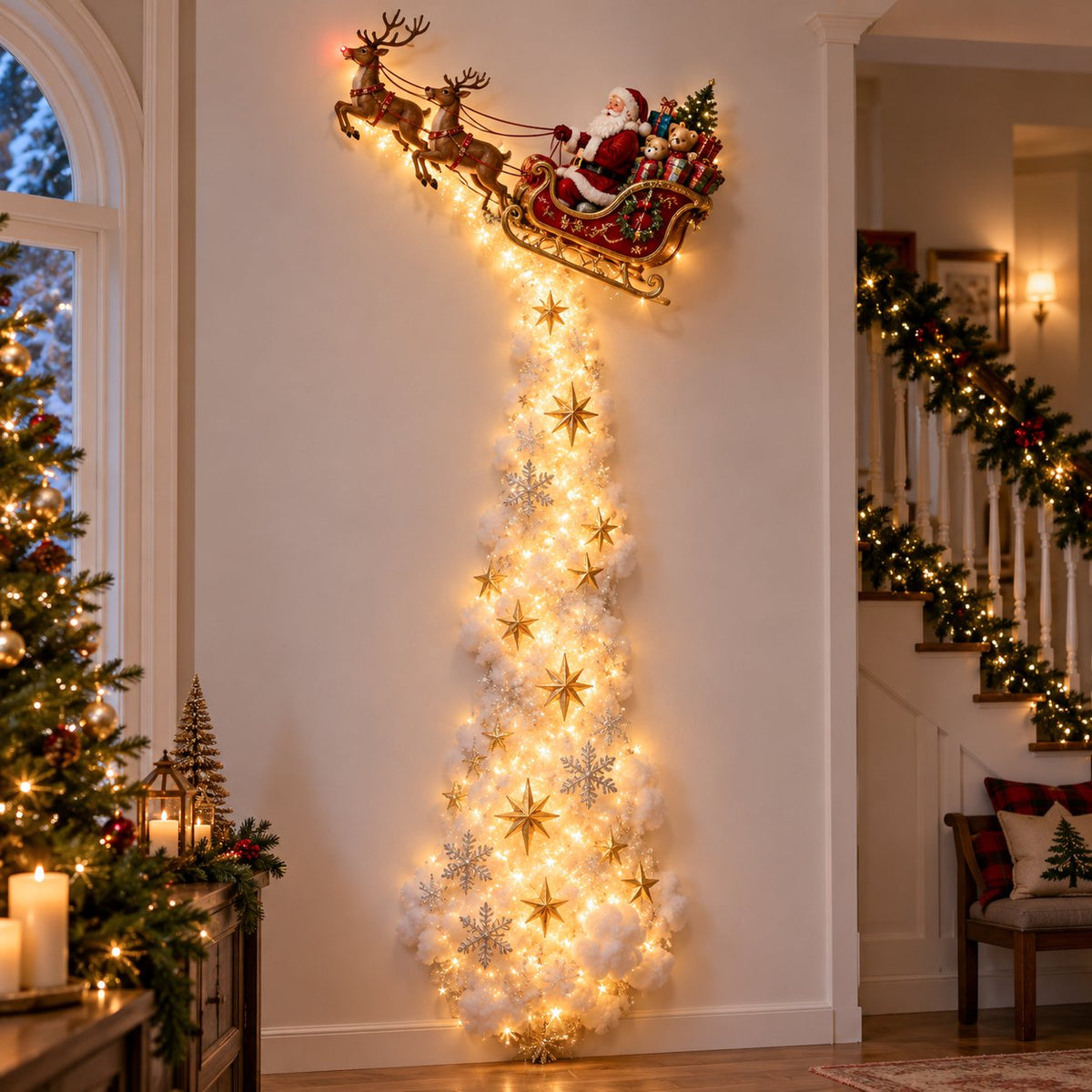 โจ Christmas Magic Trail Wall Light - A Little Christmas Magic, Right on Your Wall