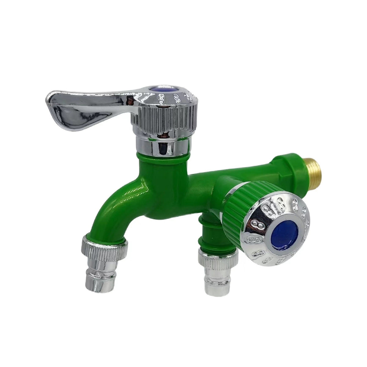 ๐ง Dual-Outlet Faucet โ Two Independent Water Connections for Laundry, Garden & Everyday Cleaning