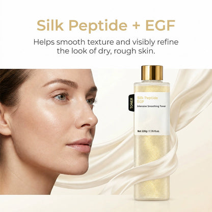 Detoxifying Toner & KLEVNOR Silk Peptide EGF Toner