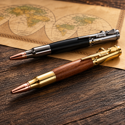 🖊100% Handmade Bolt Action Wooden Bullet Pen