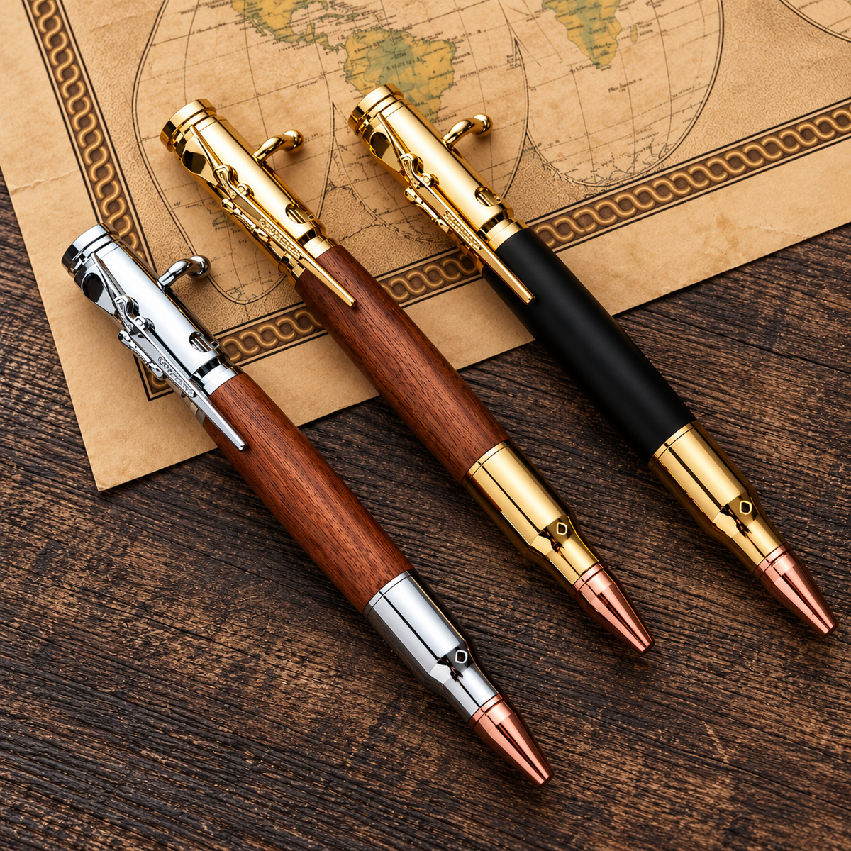 🖊100% Handmade Bolt Action Wooden Bullet Pen
