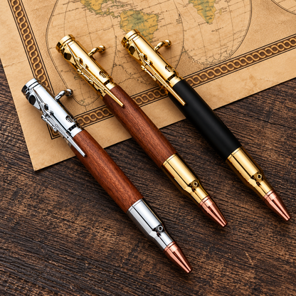 🖊100% Handmade Bolt Action Wooden Bullet Pen