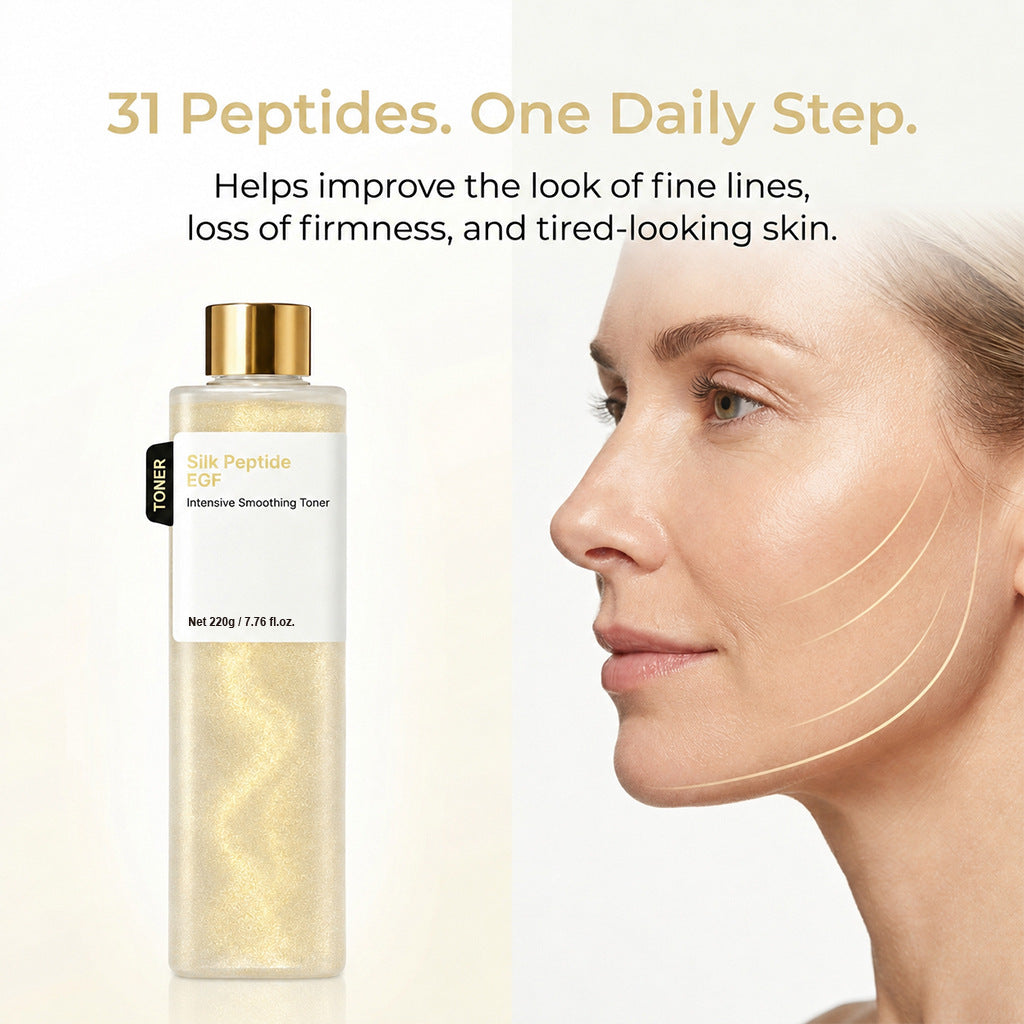 Detoxifying Toner & KLEVNOR Silk Peptide EGF Toner