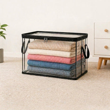 🎁Large Heavy-Duty Thick Plastic Clear Storage Bag for Clothes, Moving & Storage