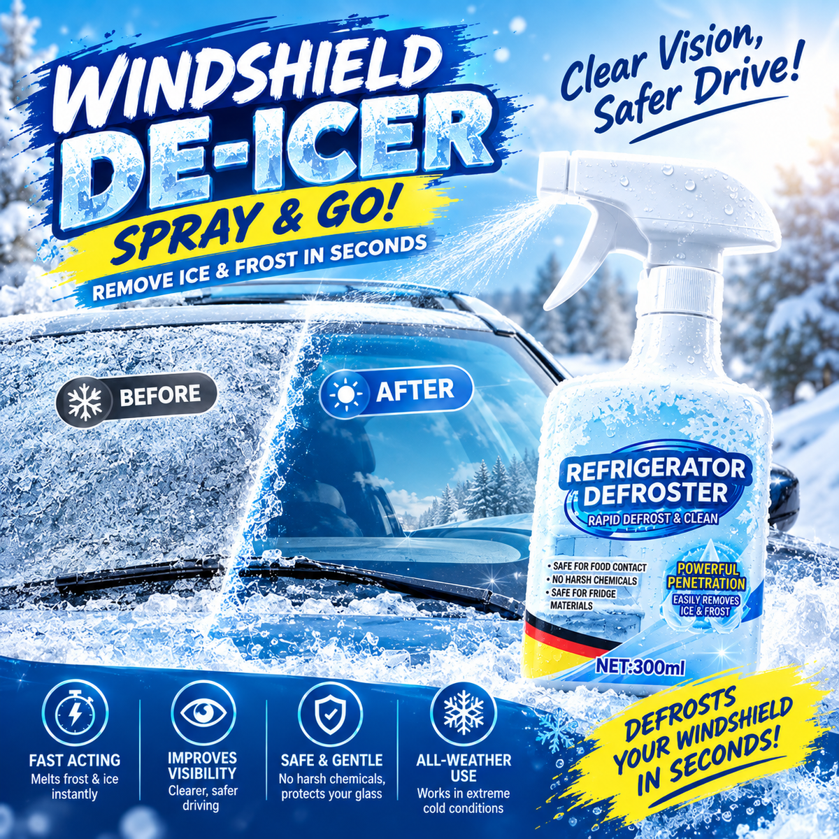 ❄️ Fast Ice & Frost Remover