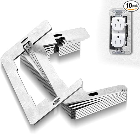 🔥Last Day 49% OFF-Wall Plate Spacers (Metal) – For Wall Outlet Repair and Securing Loose Outlets