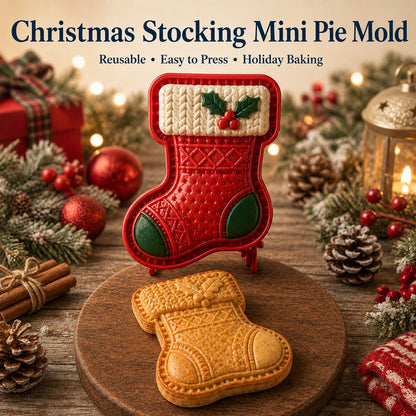 🎄✨16-Design Christmas Mini Pie Mold Collection | Reusable Embossed Molds for Shaping Detailed Santa, Snowman, Reindeer, Tree & Holiday Pies 🥧