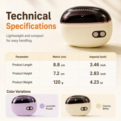 🔥Last Day 40% OFF -✂️ 2-in-1 Smart Electric Nail Clipper & Polisher – Anti-Pinch Safety & LED Light 💅