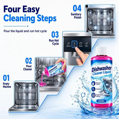 🧼Dishwasher Deep Cleaning Liquid for Grease and Limescale Removal