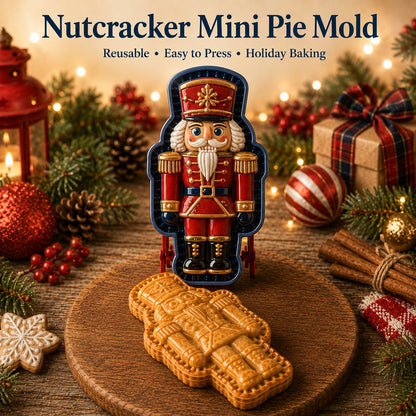 🎄✨16-Design Christmas Mini Pie Mold Collection | Reusable Embossed Molds for Shaping Detailed Santa, Snowman, Reindeer, Tree & Holiday Pies 🥧