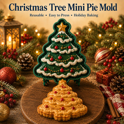 🎄✨16-Design Christmas Mini Pie Mold Collection | Reusable Embossed Molds for Shaping Detailed Santa, Snowman, Reindeer, Tree & Holiday Pies 🥧