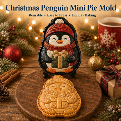 🎄✨16-Design Christmas Mini Pie Mold Collection | Reusable Embossed Molds for Shaping Detailed Santa, Snowman, Reindeer, Tree & Holiday Pies 🥧
