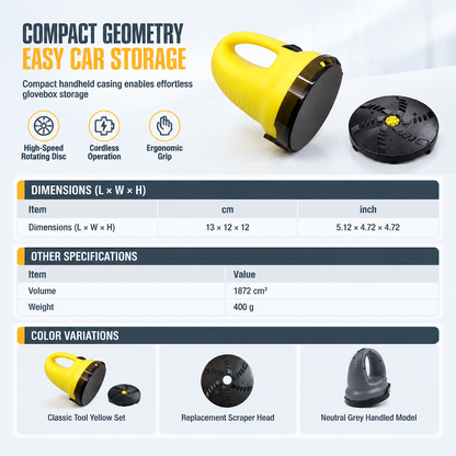 Electric Car Windshield Snow Scraper and Deicing Tool for Winter Snow and Removal