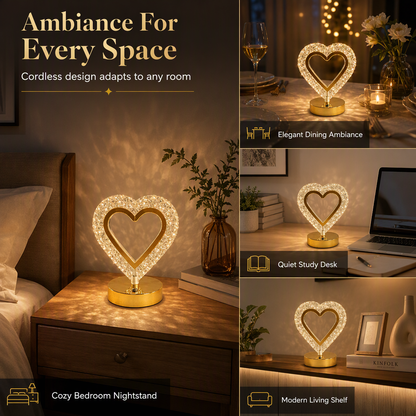 🔥Rechargeable Touch Control Night Light | 3 Color Stepless Dimmable Bedside Atmosphere Lamp for Bedroom💖💡